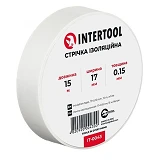 Лента изоляционная Intertool IT-0043 0.15мм x 17мм x 15м белая