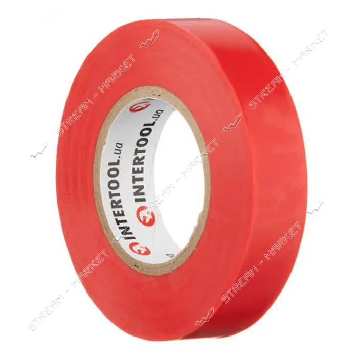 Лента изоляционная Intertool IT-0050 0.15мм x 17мм x 20м красная                                    