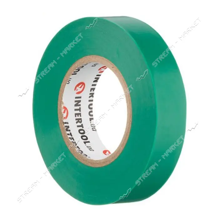 Лента изоляционная Intertool IT-0051 0.15мм x 17мм x 20м зеленая