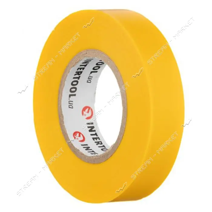 Лента изоляционная Intertool IT-0052 0.15мм x 17мм x 20м желтая