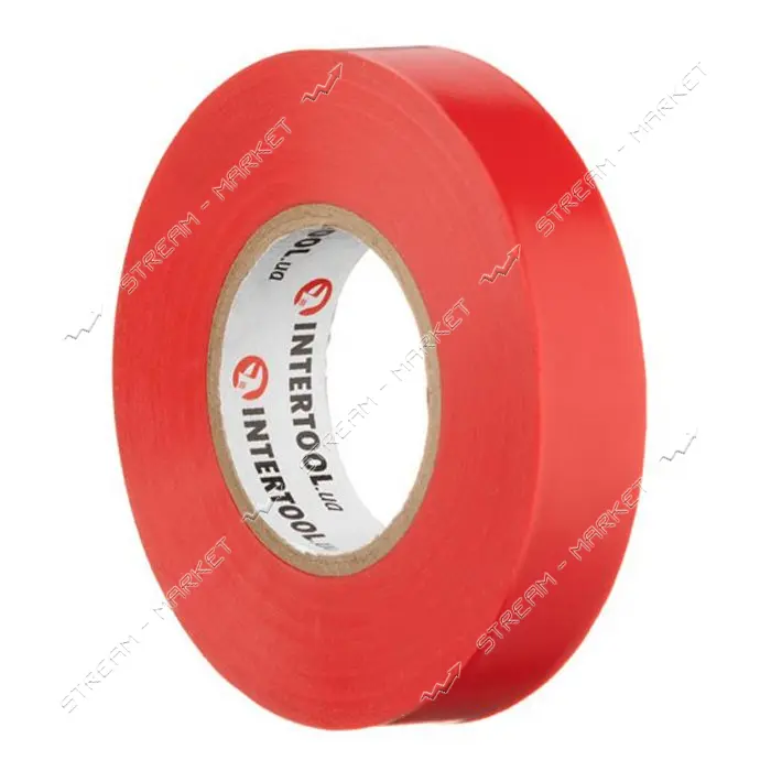 Лента изоляционная Intertool IT-0060 0.15мм x 17мм x 25м красная                                    