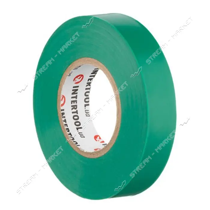 Лента изоляционная Intertool IT-0061 0.15мм x 17мм x 25м зеленая