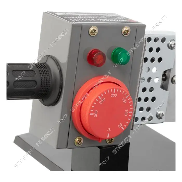 Паяльник для пластиковых труб Intertool RT-2111 850Вт 0-300C насадки 20 25 32 40 50 63мм