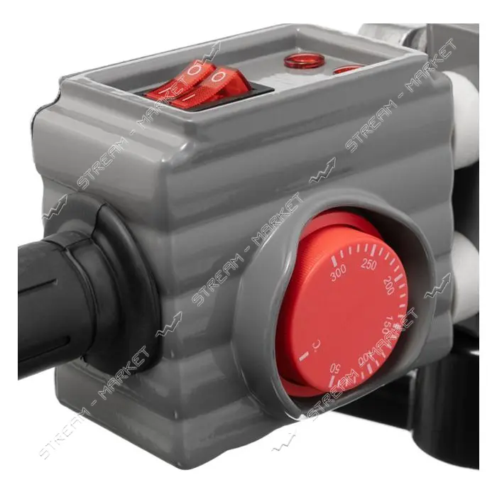 Паяльник для пластиковых труб Intertool RT-2112 850/1850Вт 0-300C насадки 20 25 32 40 50 6