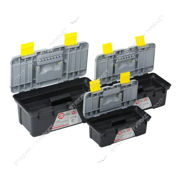 Комплект ящиков для инструментов Intertool BX-0303 ВХ-0310 10"/ВХ-0312 12"/ВХ-0314 14" 3шт          