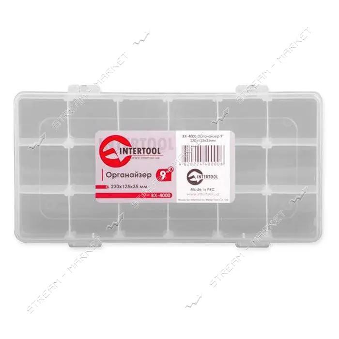 Органайзер Intertool BX-4000 9" 230x125x35мм                                                        
