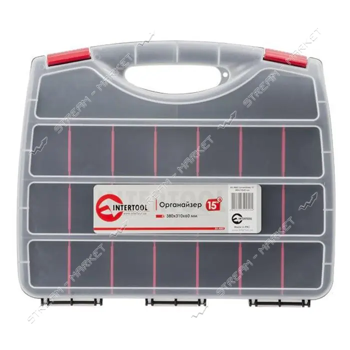 Органайзер Intertool BX-4002 15" 380x310x60мм