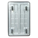 Тележка ручная четырехколесная до 150 кг Intertool LT-9053 740x480x830 колеса 100мм