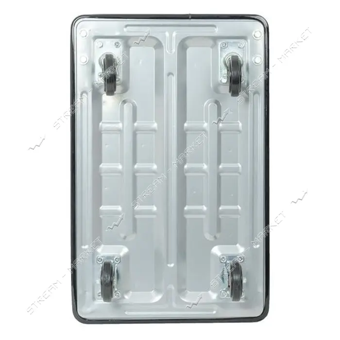 Тележка ручная четырехколесная до 150 кг Intertool LT-9053 740x480x830 колеса 100мм