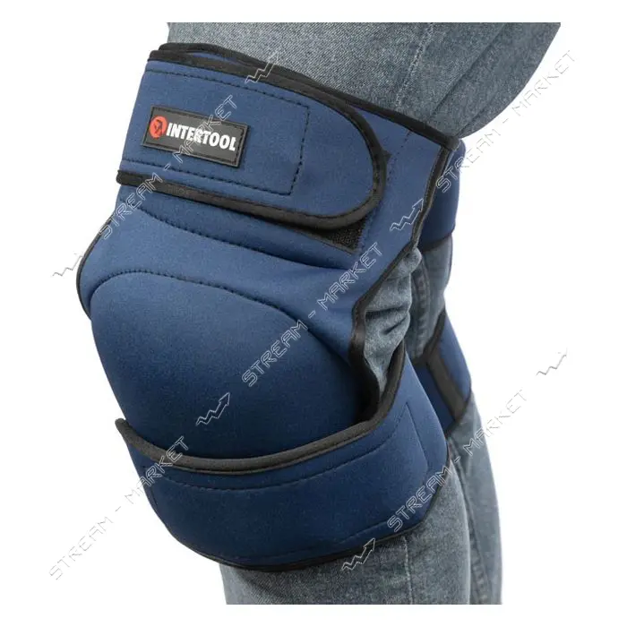 Наколенники защитные Intertool SP-0050 неопреновые пена эластичные ремни