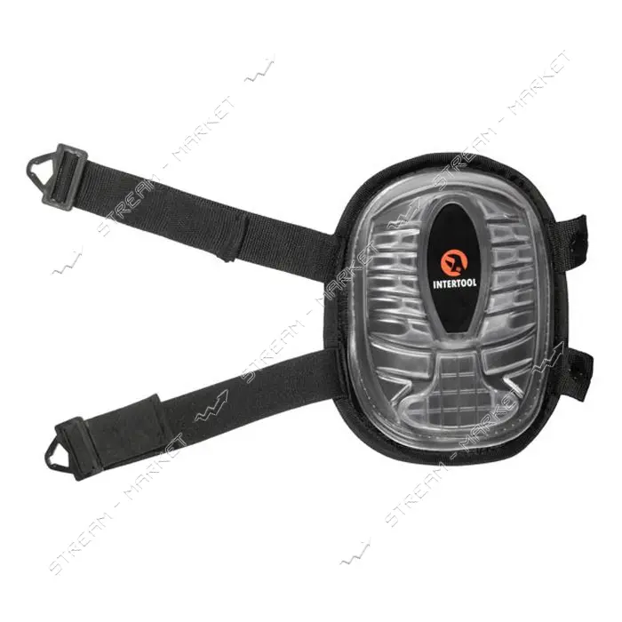Наколенники защитные Intertool SP-0052 противоскользящие накладки из ПВХ ткань 600D гелевые подуш.  
