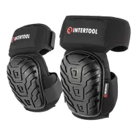 Наколенники защитные Intertool SP-0054 противоскользящие накладки из ПВХ ткань 600D гелевые подуш.