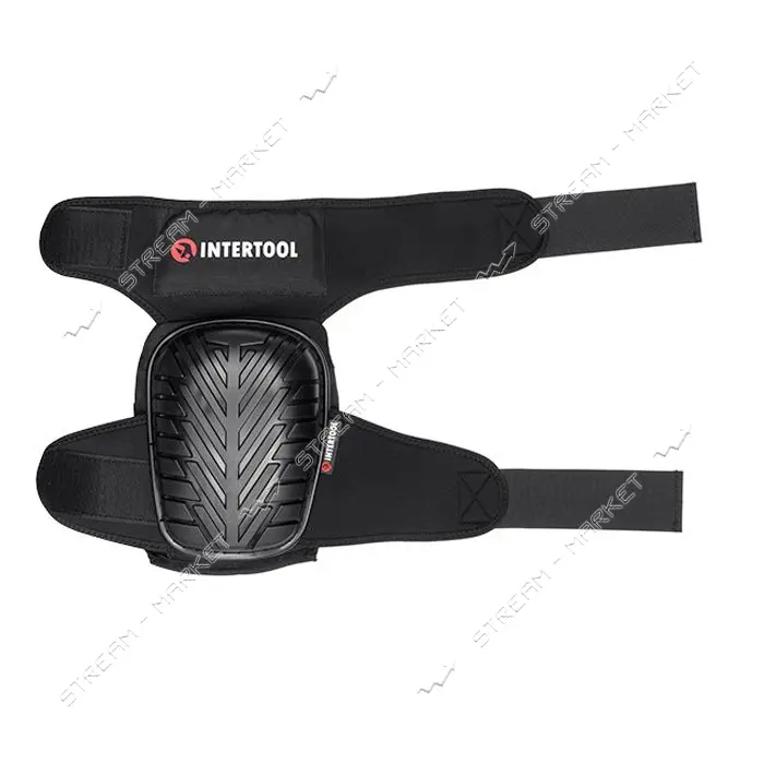 Наколенники защитные Intertool SP-0056 противоскользящие накладки из ПВХ ткань 600D гелевые подуш.