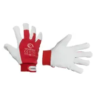 Перчатки кожаные Intertool SP-0013 из комбинир. кожи и ткани с подкладкой 10"                       