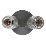 Разветвитель воздуха Intertool PT-1852 1/4" на 2 выхода V-образный с быстроразъемными соединениями