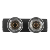 Разветвитель воздуха Intertool PT-1854 1/4" на 2 выхода прямой с быстроразъемными соединениями 10