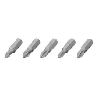 Комплект отверточных насадок Intertool VT-0210 PH1 PH2 PZ1 PZ2 1/4"x25мм S2 5шт Storm               