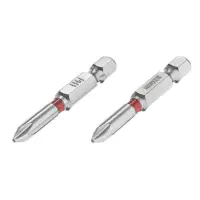 Комплект отверточных насадок Intertool VT-0211 PH1 1/4"x50мм S2 STORM 2шт                           