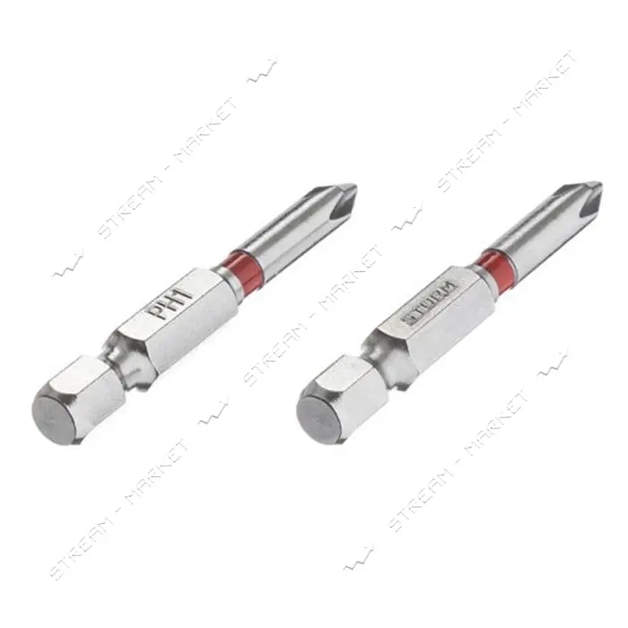 Комплект отверточных насадок Intertool VT-0211 PH1 1/4"x50мм S2 STORM 2шт                           