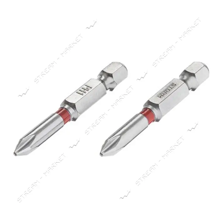 Комплект отверточных насадок Intertool VT-0211 PH1 1/4"x50мм S2 STORM 2шт                           