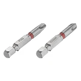 Комплект отверточных насадок Intertool VT-0213 PH3 1/4"x50мм S2 2шт Storm
