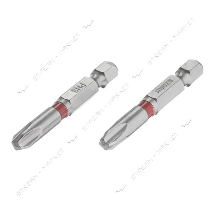 Комплект отверточных насадок Intertool VT-0213 PH3 1/4"x50мм S2 2шт Storm