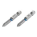 Комплект отверточных насадок Intertool VT-0214 PZ1 1/4"x50мм S2 2шт Storm                           