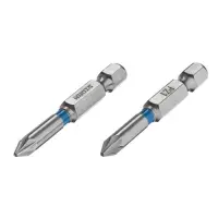 Комплект отверточных насадок Intertool VT-0214 PZ1 1/4"x50мм S2 2шт Storm                           