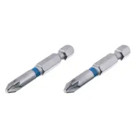 Комплект отверточных насадок Intertool VT-0215 PZ2 1/4"x50мм S2 2шт Storm                           