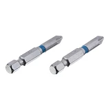Комплект отверточных насадок Intertool VT-0215 PZ2 1/4"x50мм S2 2шт Storm                           