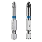 Комплект отверточных насадок Intertool VT-0215 PZ2 1/4"x50мм S2 2шт Storm                           