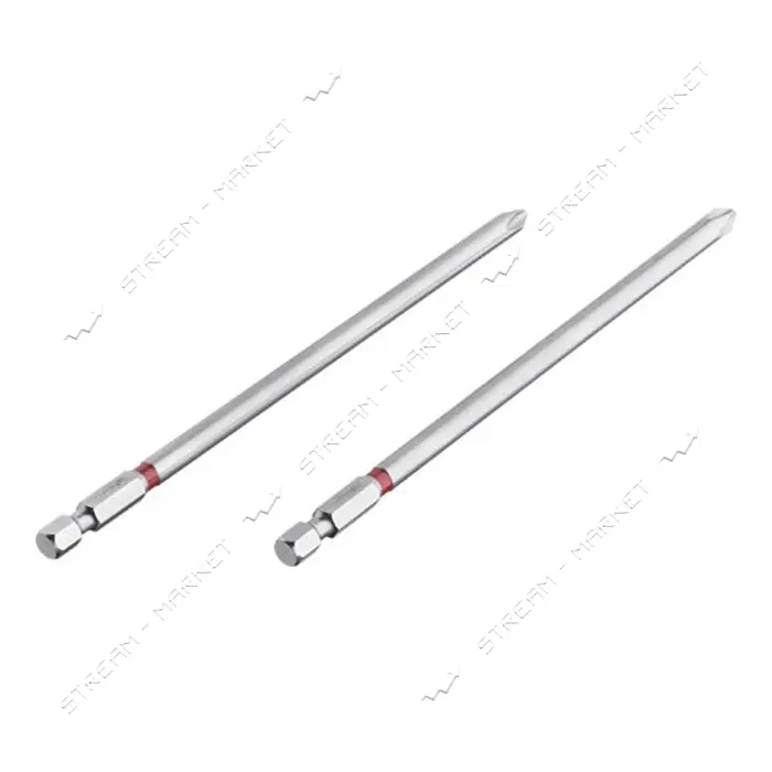 Комплект отверточных насадок Intertool VT-0225 PH2 1/4"x150мм S2 2шт Storm