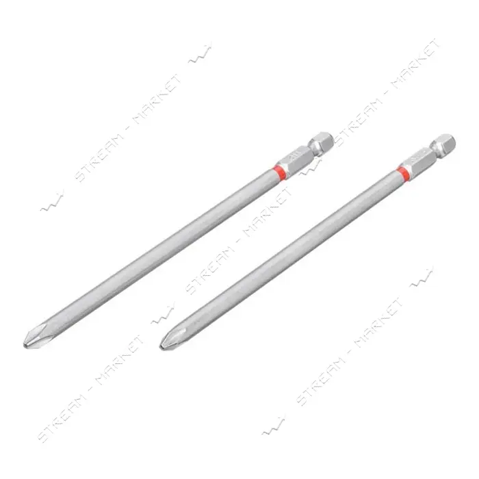 Комплект отверточных насадок Intertool VT-0225 PH2 1/4"x150мм S2 2шт Storm