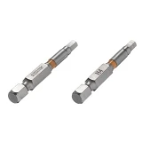 Комплект отверточных насадок Intertool VT-0228 Hex H4.0 1/4"x50мм S2 2шт Storm