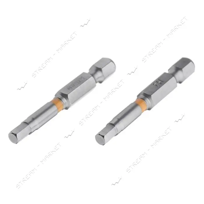 Комплект отверточных насадок Intertool VT-0228 Hex H4.0 1/4"x50мм S2 2шт Storm