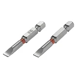 Комплект отверточных насадок Intertool VT-0229 SL 5x50 1/4" S2 2шт Storm                            
