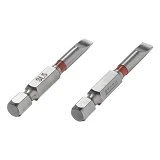 Комплект отверточных насадок Intertool VT-0229 SL 5x50 1/4" S2 2шт Storm                            