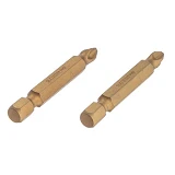 Комплект отверточных насадок Intertool VT-0233 PH2 1/4"x50мм Titanium S2 2шт Storm