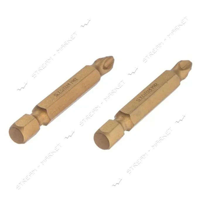 Комплект отверточных насадок Intertool VT-0233 PH2 1/4"x50мм Titanium S2 2шт Storm