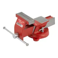 Тиски слесарные поворотные Intertool HT-0080 100мм эконом 4.05кг                                    