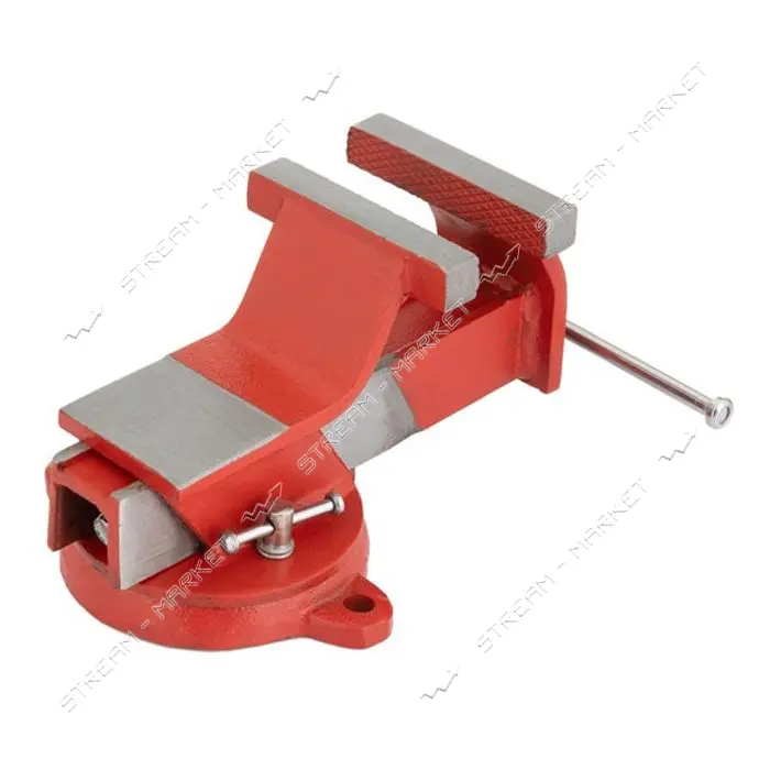 Тиски слесарные поворотные Intertool HT-0080 100мм эконом 4.05кг