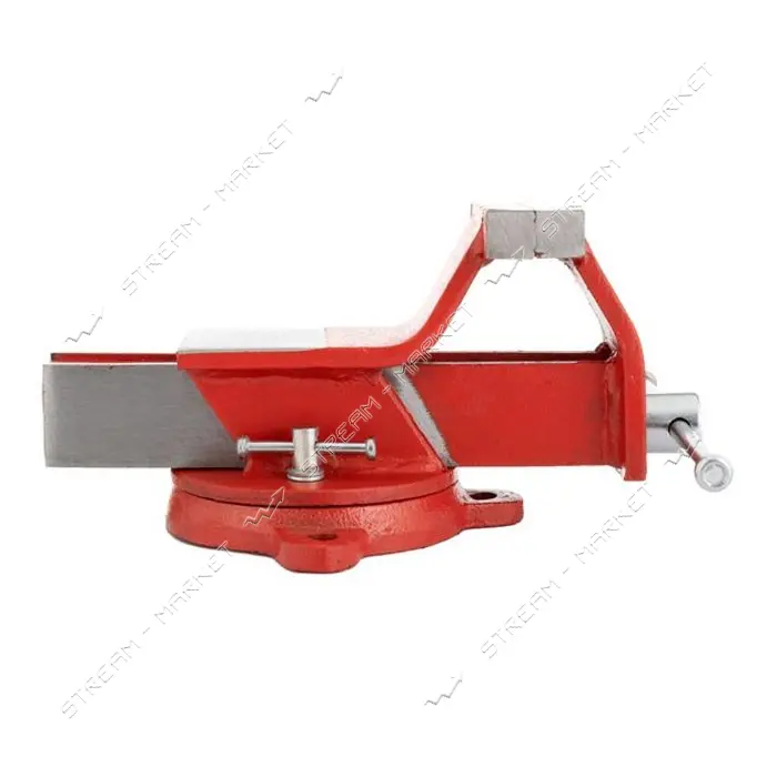 Тиски слесарные поворотные Intertool HT-0080 100мм эконом 4.05кг