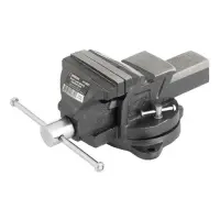 Тиски слесарные поворотные Intertool HT-0081 100мм 5.55кг                                           