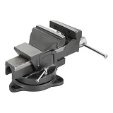 Тиски слесарные поворотные Intertool HT-0081 100мм 5.55кг                                           