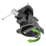 Тиски слесарные поворотные Intertool HT-0081 100мм 5.55кг                                           