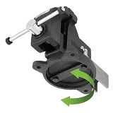 Тиски слесарные поворотные Intertool HT-0085 100мм Storm 8.85кг