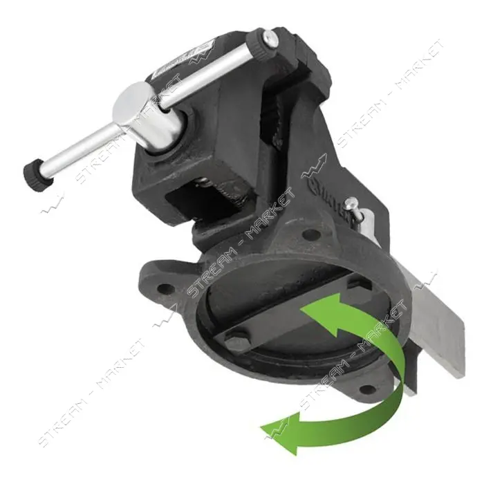 Тиски слесарные поворотные Intertool HT-0085 100мм Storm 8.85кг