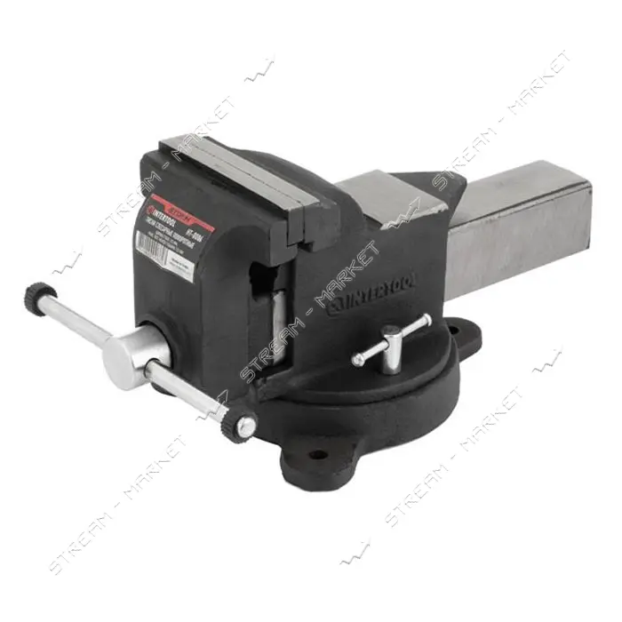 Тиски слесарные поворотные Intertool HT-0086 125мм Storm 11.55кг                                    