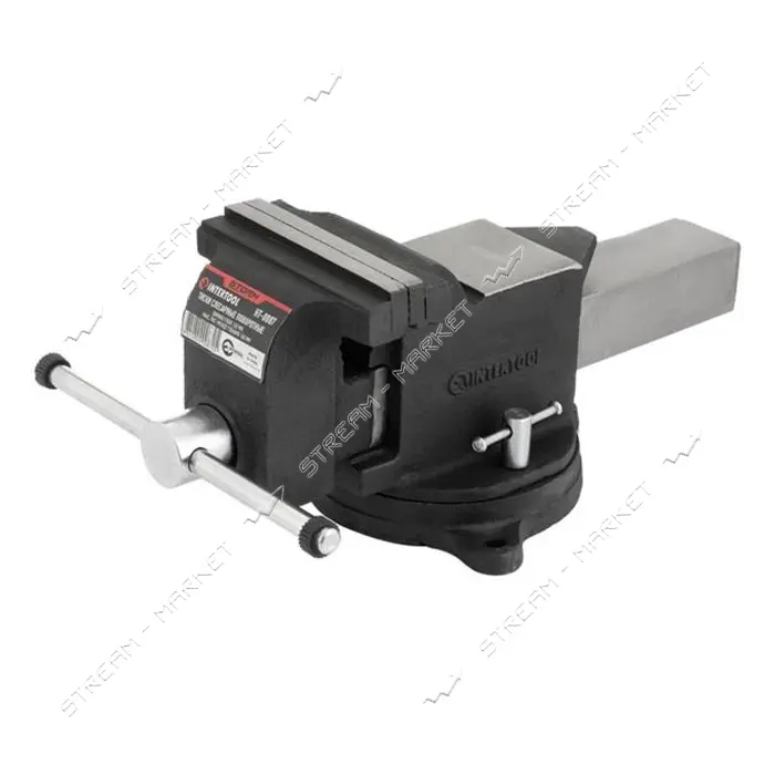 Тиски слесарные поворотные Intertool HT-0087 150мм Storm 14.05кг