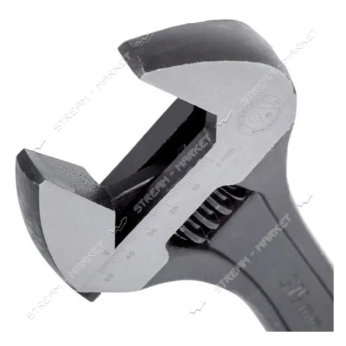 Ключ разводной Intertool XT-0065 380мм Cr-V фосфатированный черный